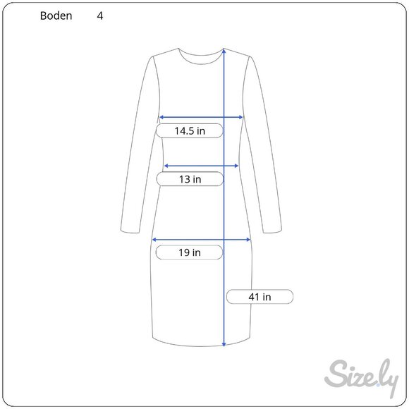 Boden Color Splash Swoop Neck‎ Ruched Front A-line Dress Women's Size US 4R - Picture 8 of 8